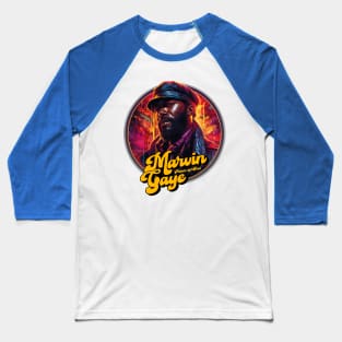 Marvin Gaye Prince of Soul Baseball T-Shirt